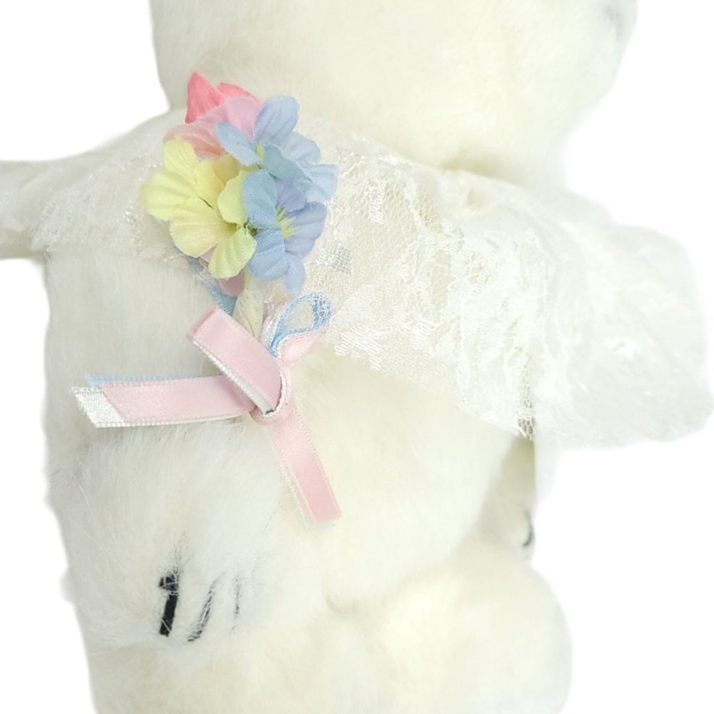 Vintage 1985 Gorham Remembears Teddy Bear Plush Stuffed Animal Toy Lace Collar - Picture 9 of 13
